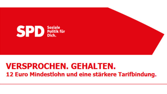 Die Überschrift grafisch aufgearbeitet